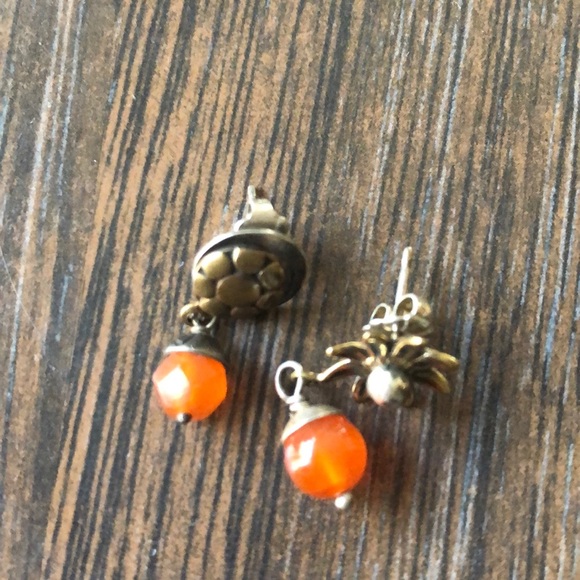 Semi precious stone drop earrings - Picture 6 of 7